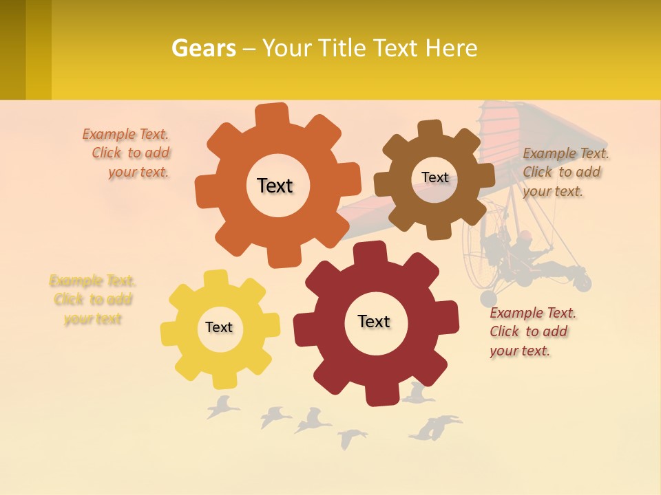 Light Away Yellow PowerPoint Template