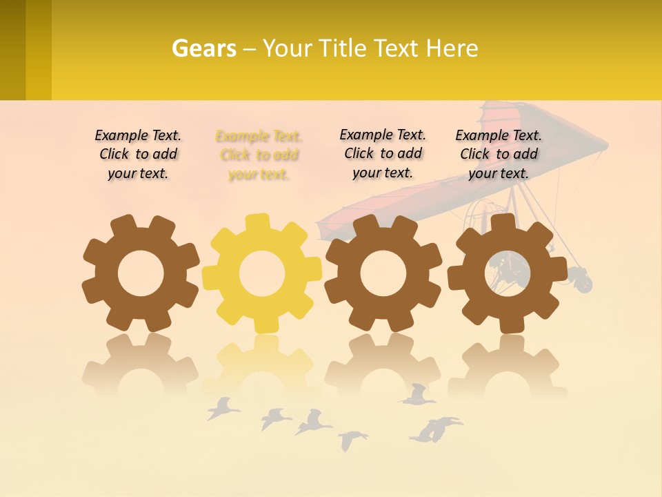 Light Away Yellow PowerPoint Template