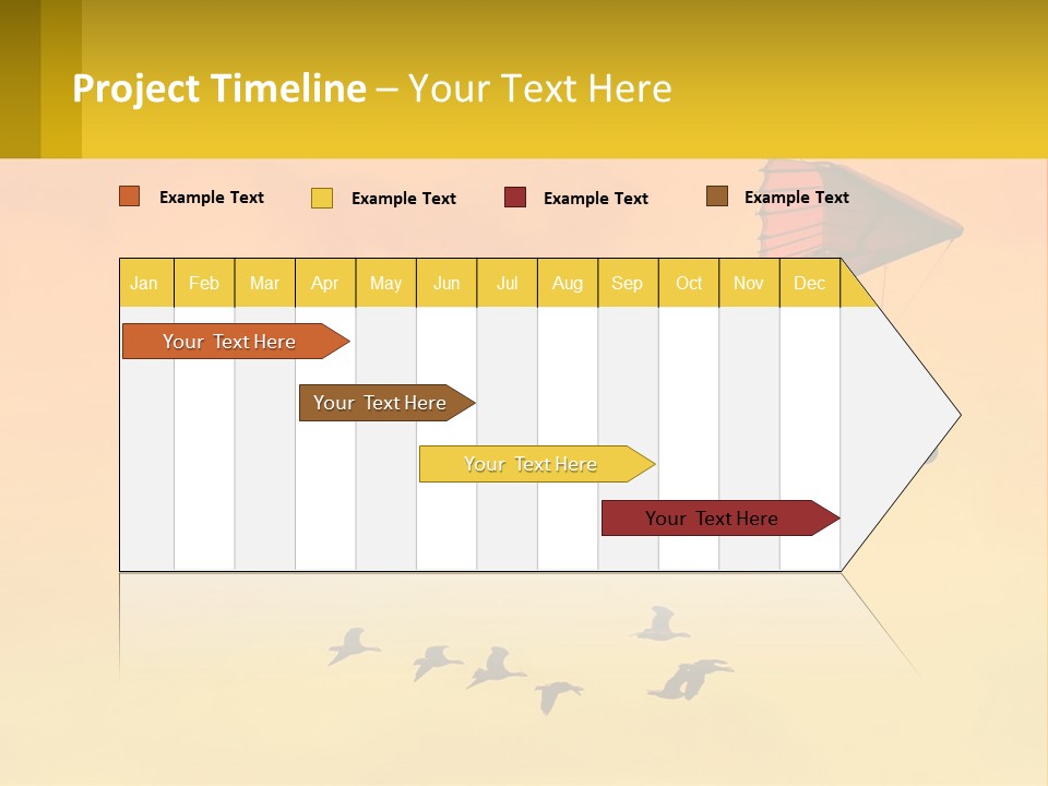 Light Away Yellow PowerPoint Template