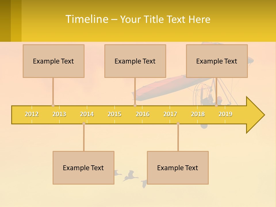 Light Away Yellow PowerPoint Template