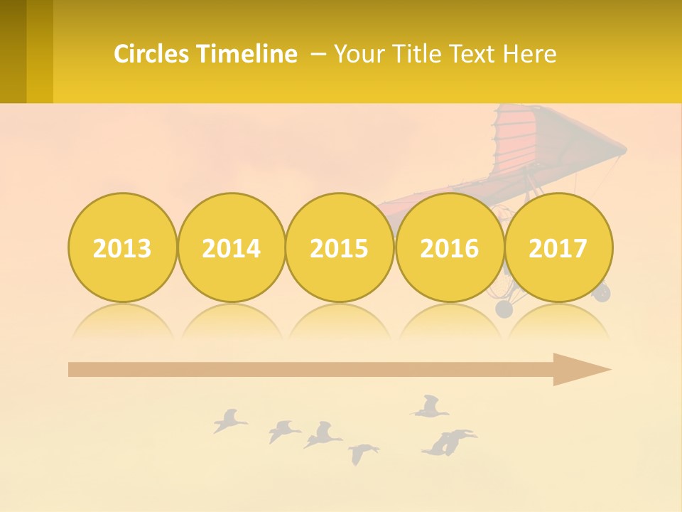 Light Away Yellow PowerPoint Template