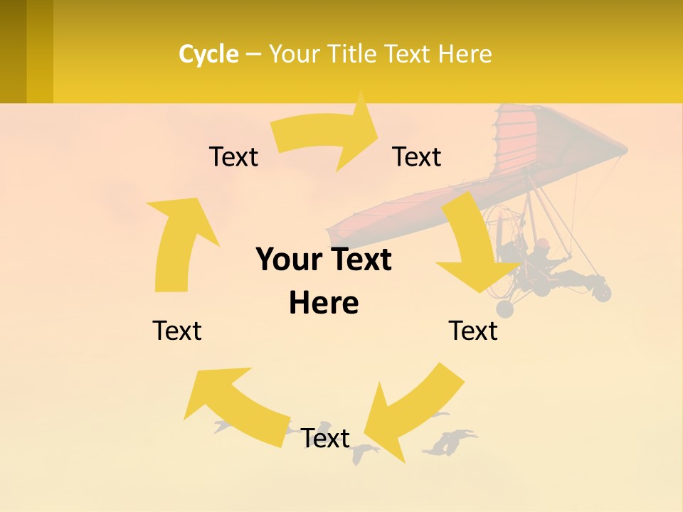 Light Away Yellow PowerPoint Template