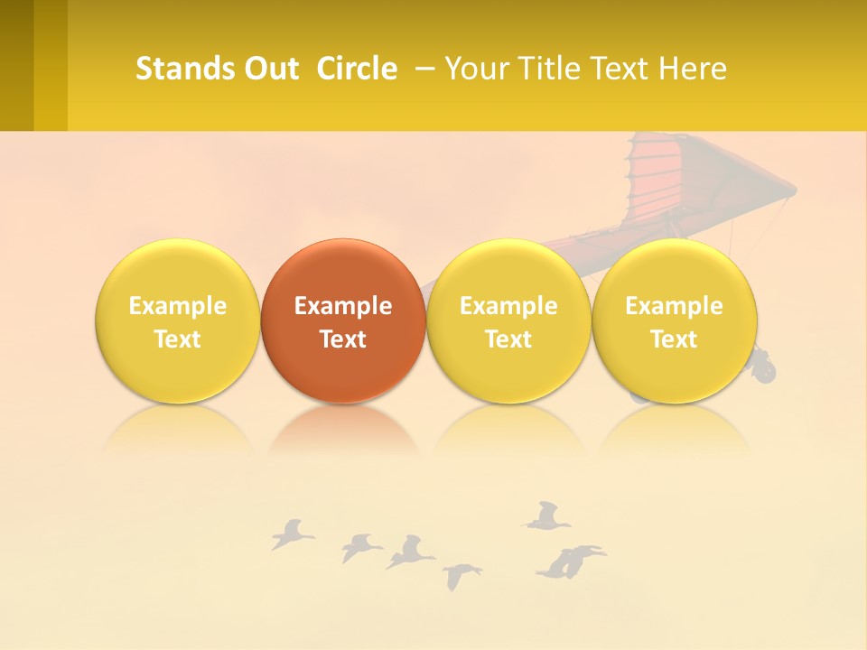 Light Away Yellow PowerPoint Template