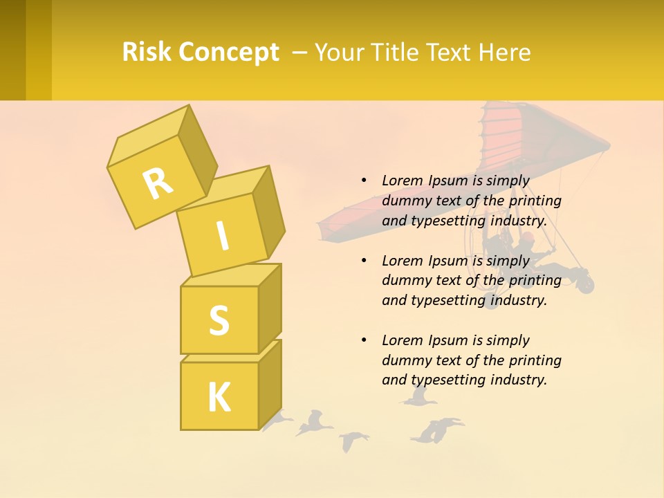 Light Away Yellow PowerPoint Template