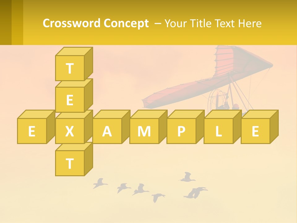 Light Away Yellow PowerPoint Template