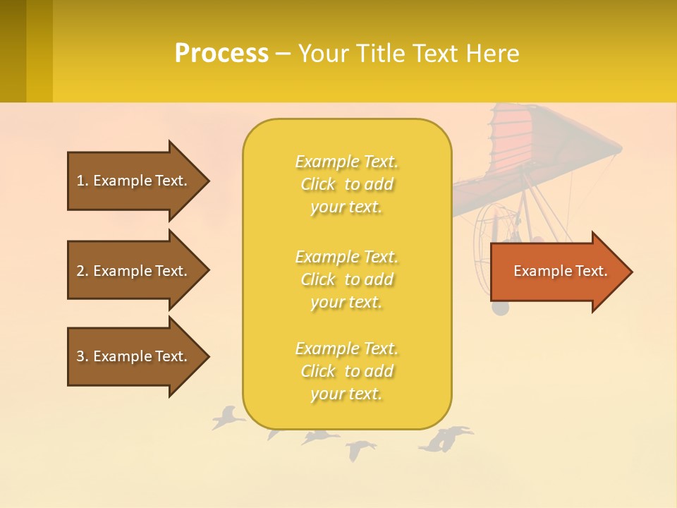 Light Away Yellow PowerPoint Template