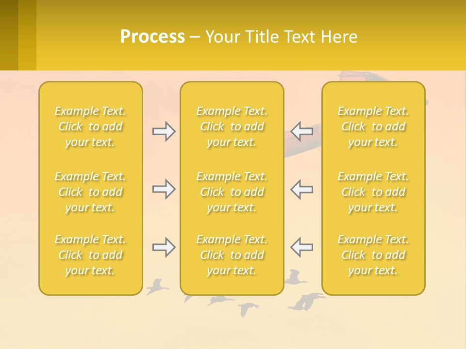 Light Away Yellow PowerPoint Template