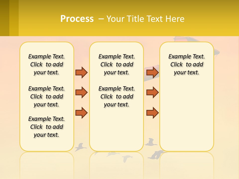 Light Away Yellow PowerPoint Template