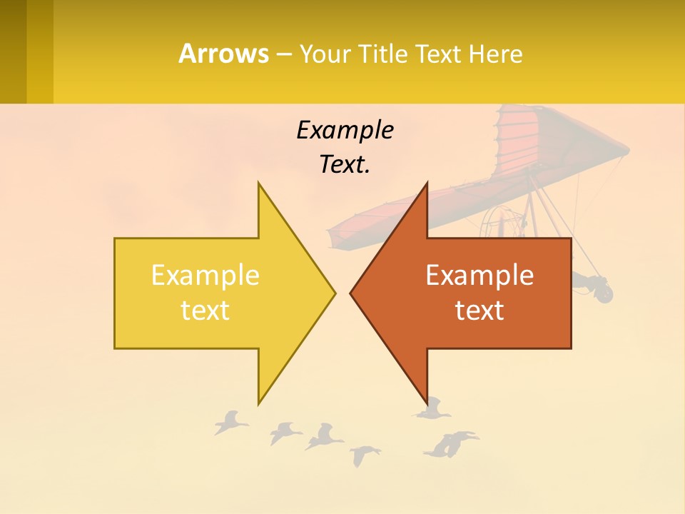 Light Away Yellow PowerPoint Template