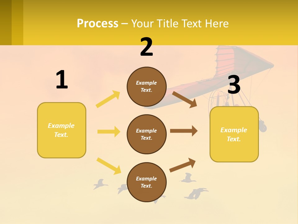 Light Away Yellow PowerPoint Template