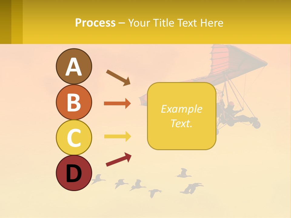 Light Away Yellow PowerPoint Template