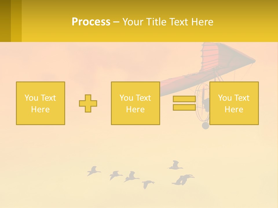 Light Away Yellow PowerPoint Template