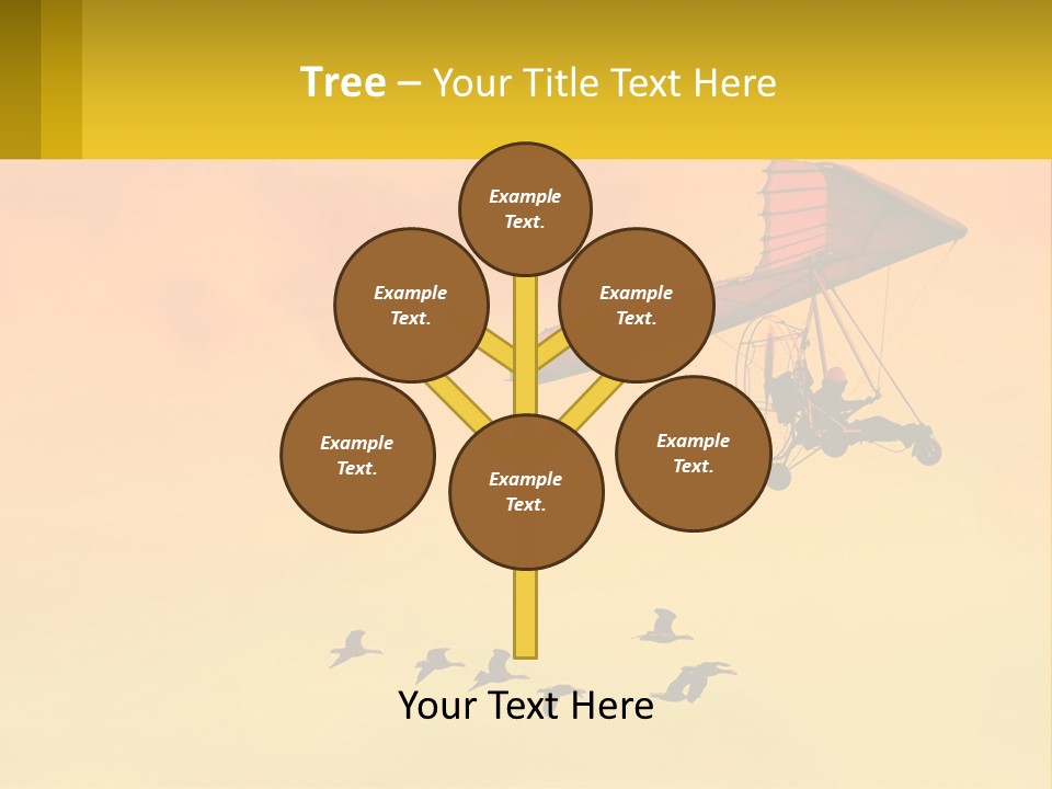 Light Away Yellow PowerPoint Template