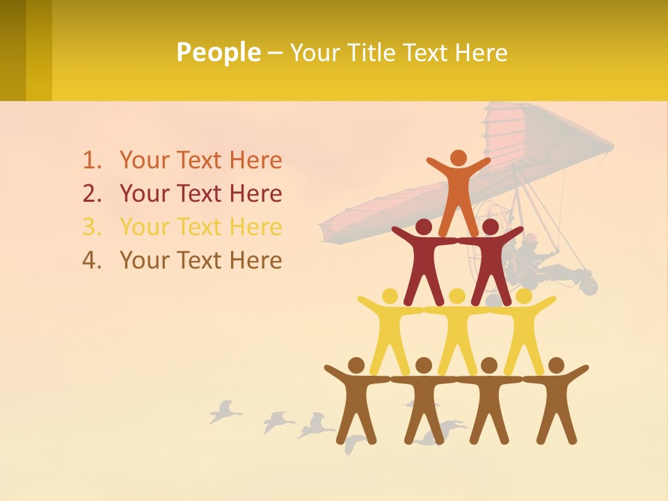 Light Away Yellow PowerPoint Template