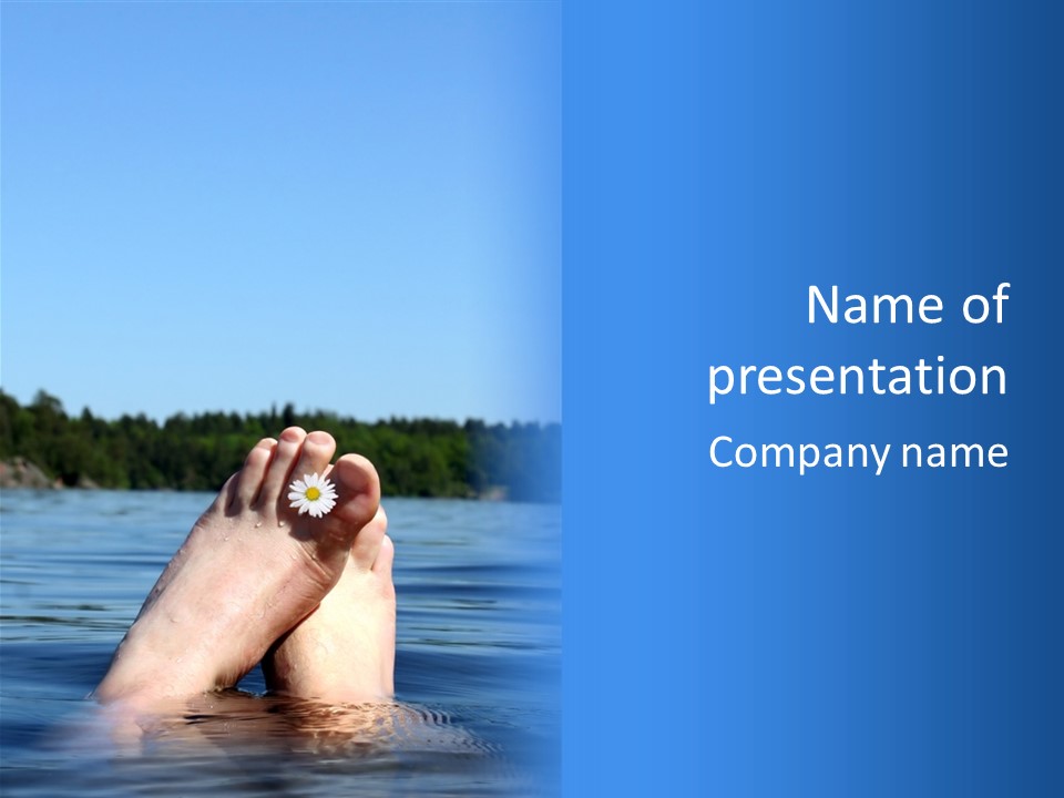 Relax Day Blue PowerPoint Template