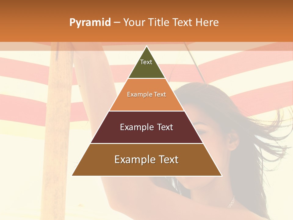 Girl Sun Woman PowerPoint Template