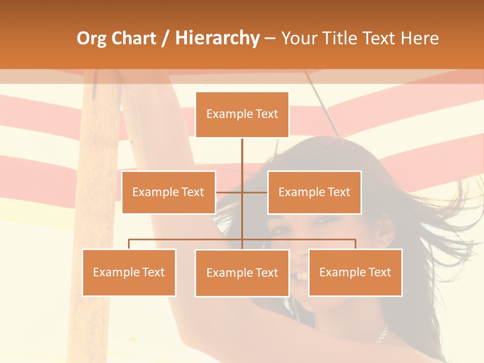 Girl Sun Woman PowerPoint Template