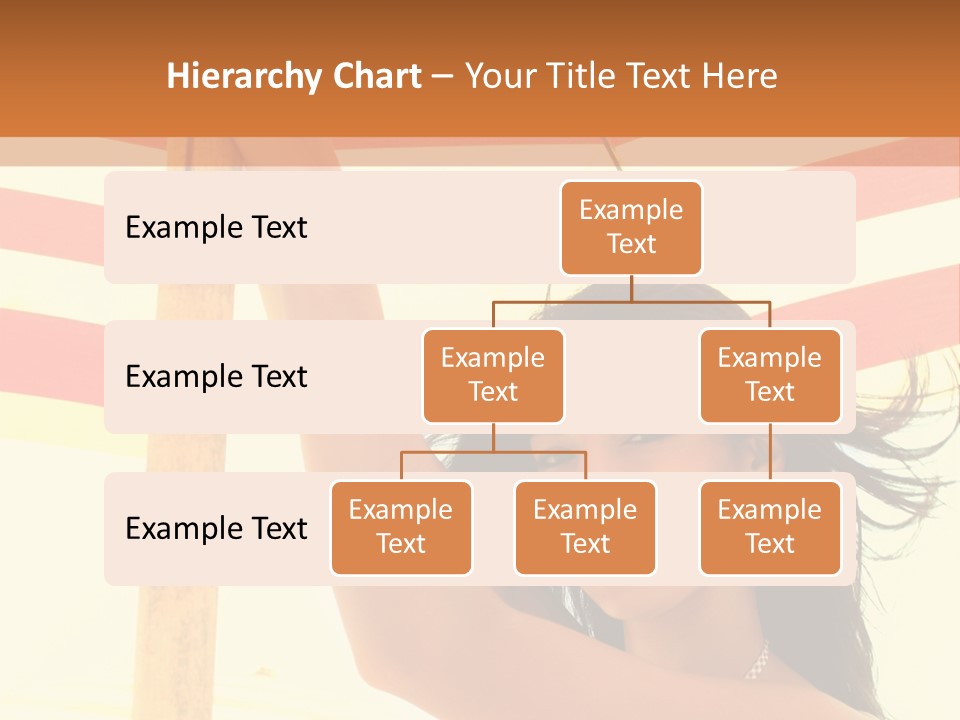Girl Sun Woman PowerPoint Template
