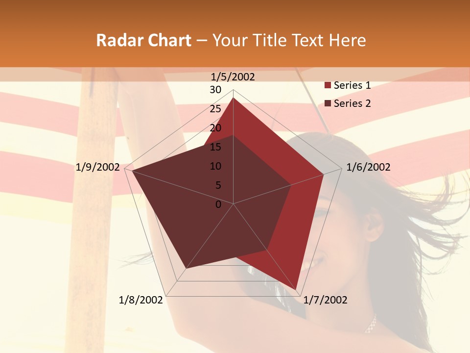 Girl Sun Woman PowerPoint Template