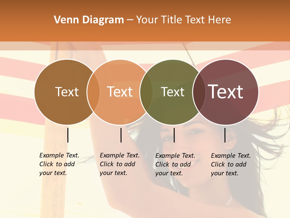 Girl Sun Woman PowerPoint Template