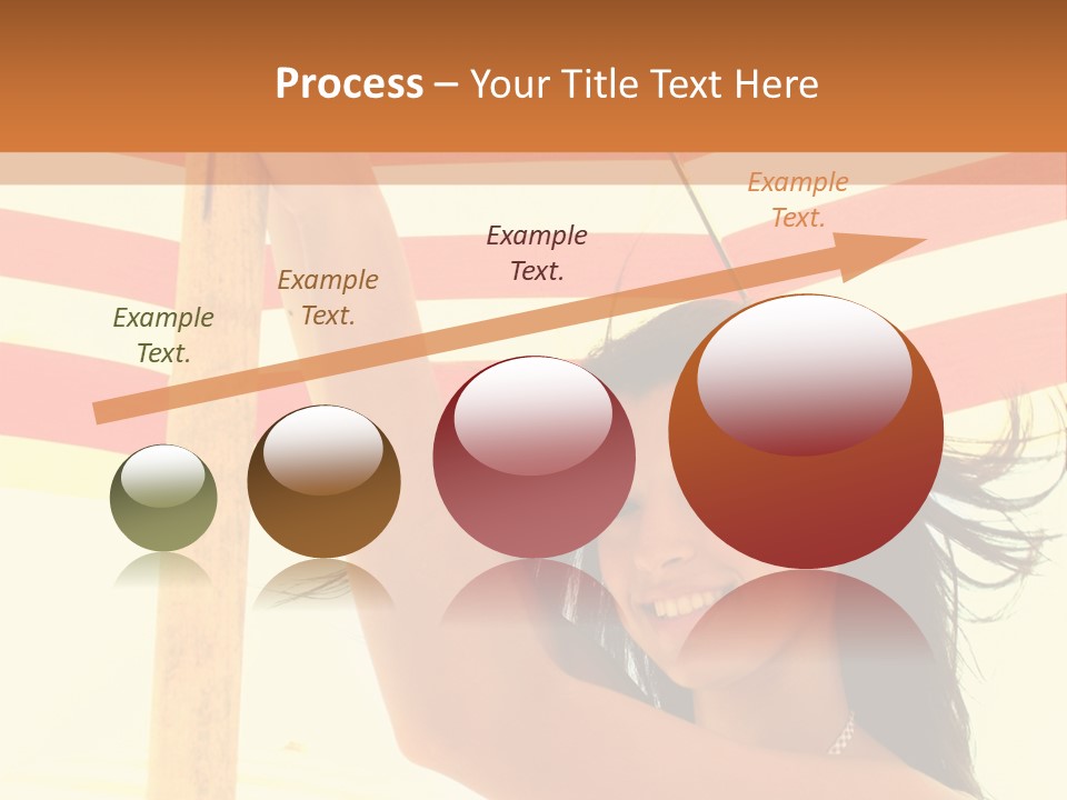 Girl Sun Woman PowerPoint Template