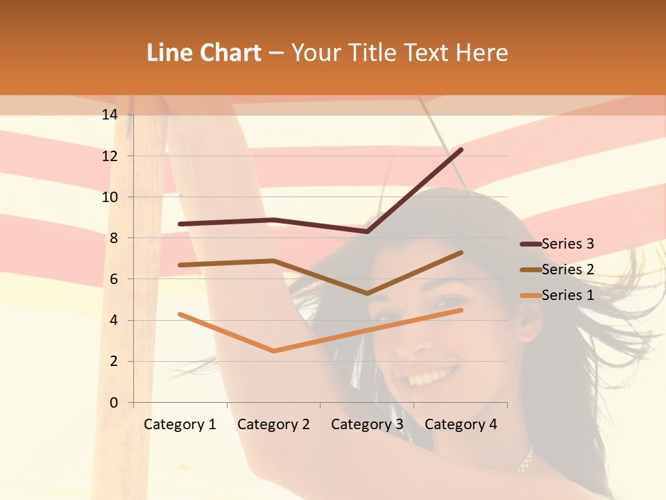 Girl Sun Woman PowerPoint Template