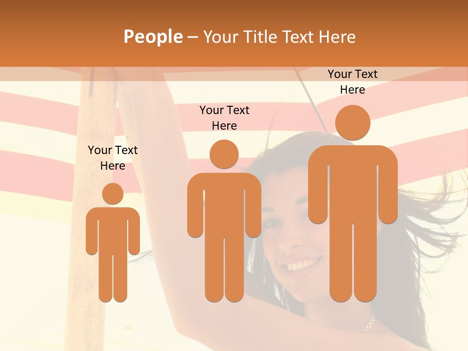 Girl Sun Woman PowerPoint Template