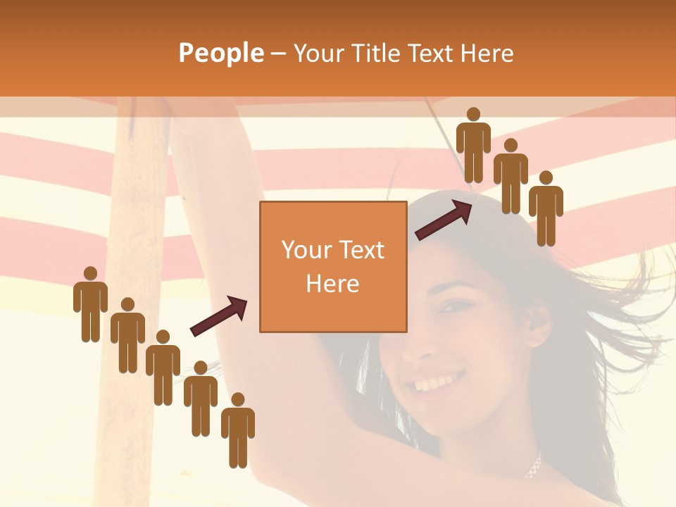 Girl Sun Woman PowerPoint Template