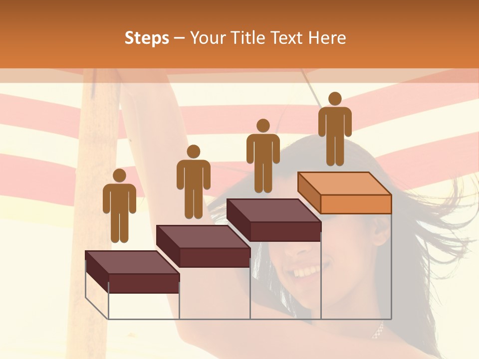 Girl Sun Woman PowerPoint Template