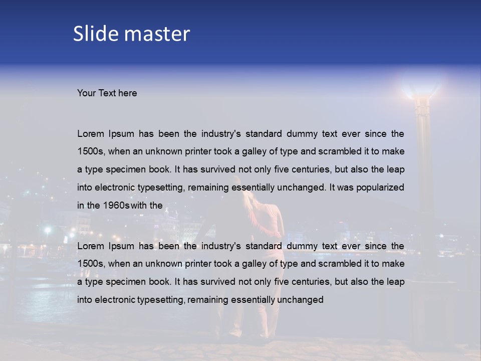 Male Holiday Weekend PowerPoint Template