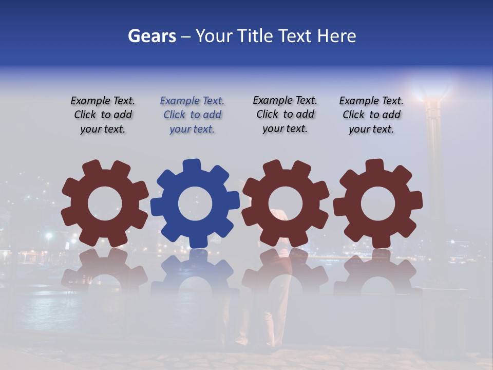 Male Holiday Weekend PowerPoint Template