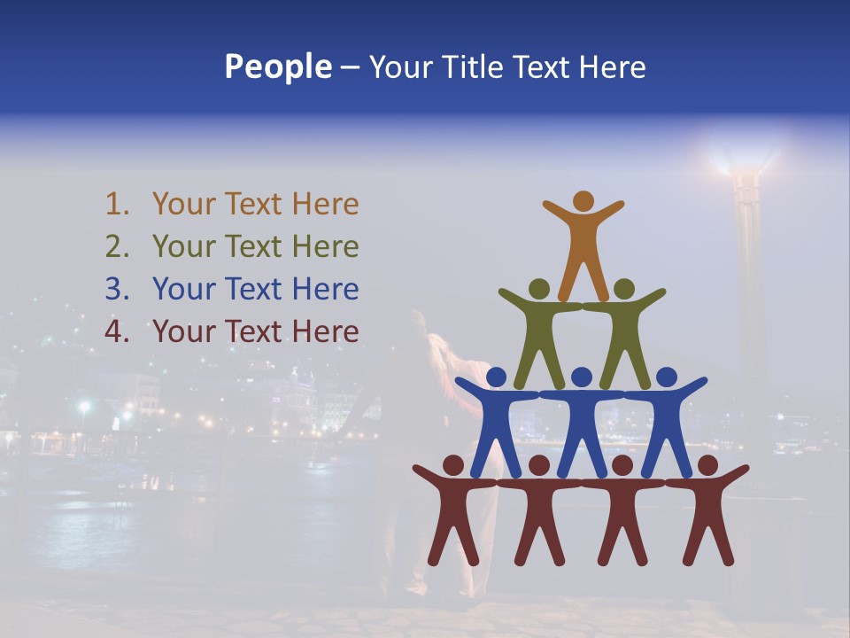 Male Holiday Weekend PowerPoint Template