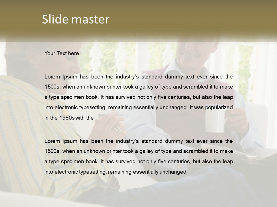 Togetherness Smiling Romantic PowerPoint Template