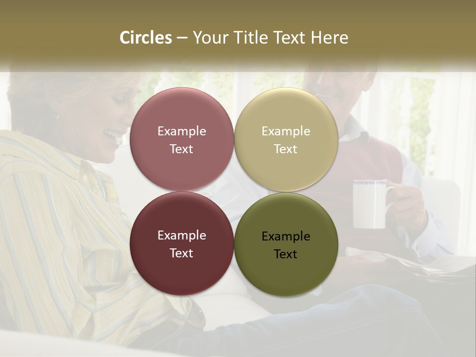 Togetherness Smiling Romantic PowerPoint Template