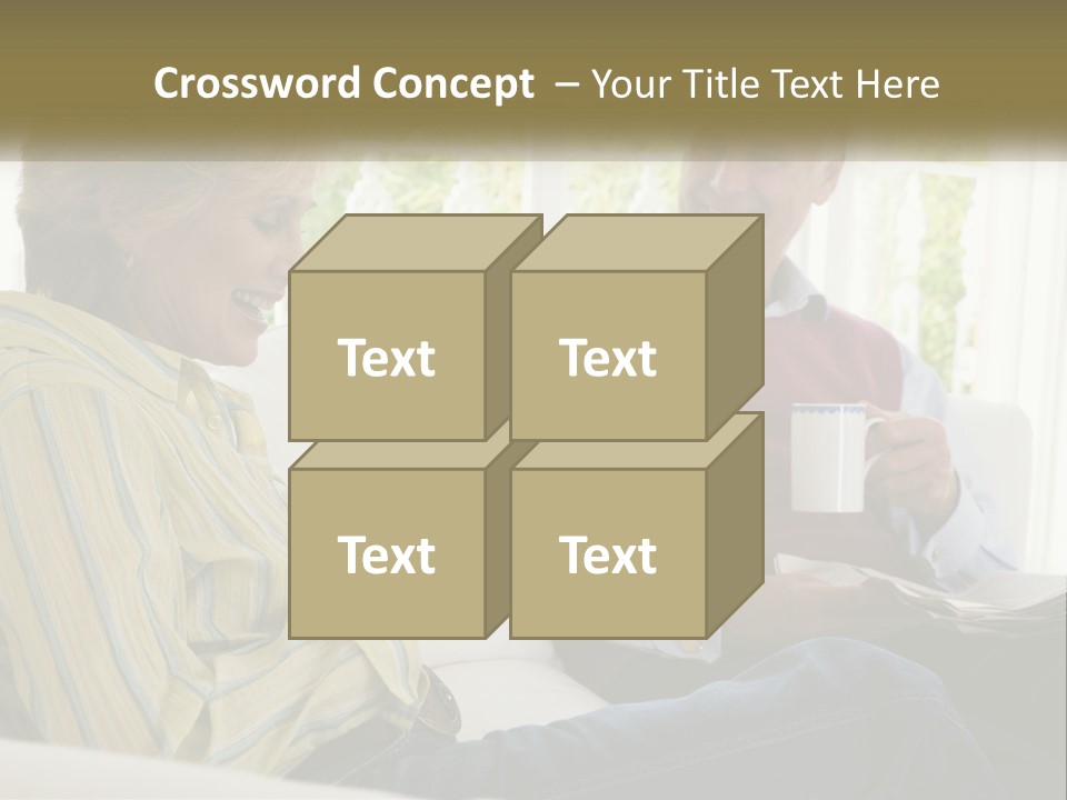 Togetherness Smiling Romantic PowerPoint Template