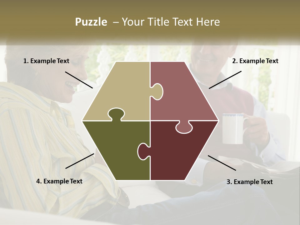 Togetherness Smiling Romantic PowerPoint Template