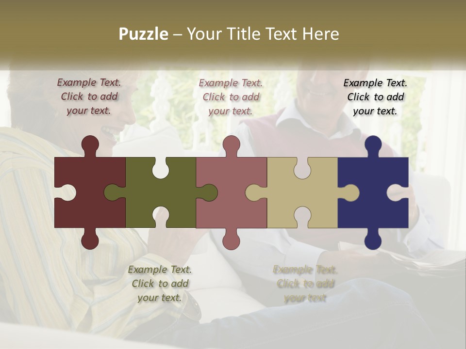 Togetherness Smiling Romantic PowerPoint Template