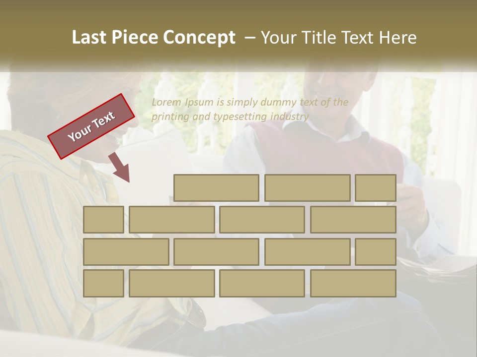 Togetherness Smiling Romantic PowerPoint Template