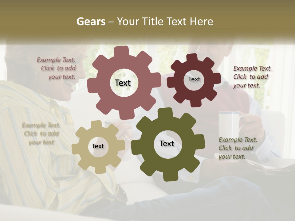 Togetherness Smiling Romantic PowerPoint Template