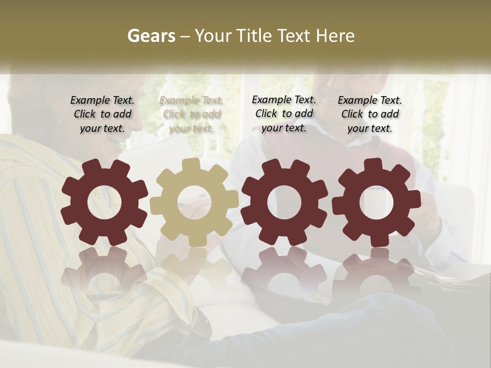 Togetherness Smiling Romantic PowerPoint Template