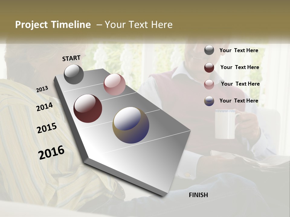 Togetherness Smiling Romantic PowerPoint Template