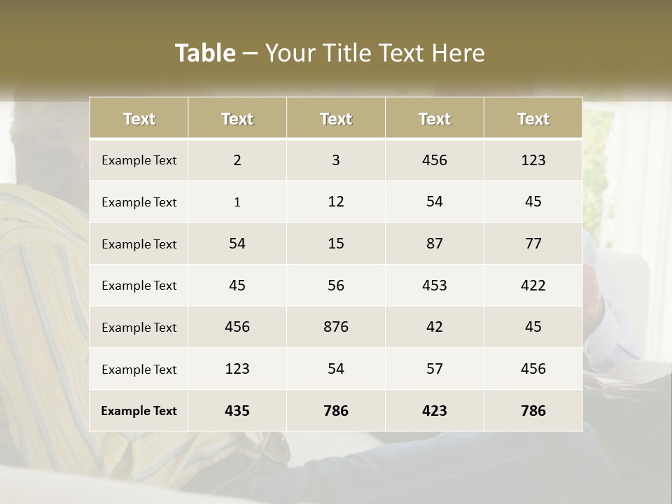 Togetherness Smiling Romantic PowerPoint Template