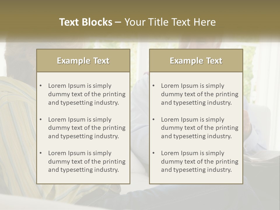 Togetherness Smiling Romantic PowerPoint Template