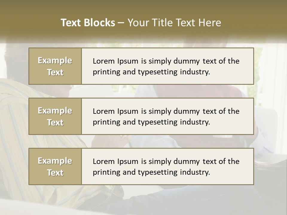Togetherness Smiling Romantic PowerPoint Template
