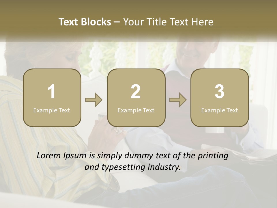 Togetherness Smiling Romantic PowerPoint Template