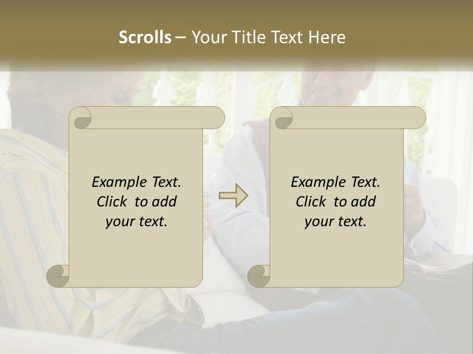 Togetherness Smiling Romantic PowerPoint Template