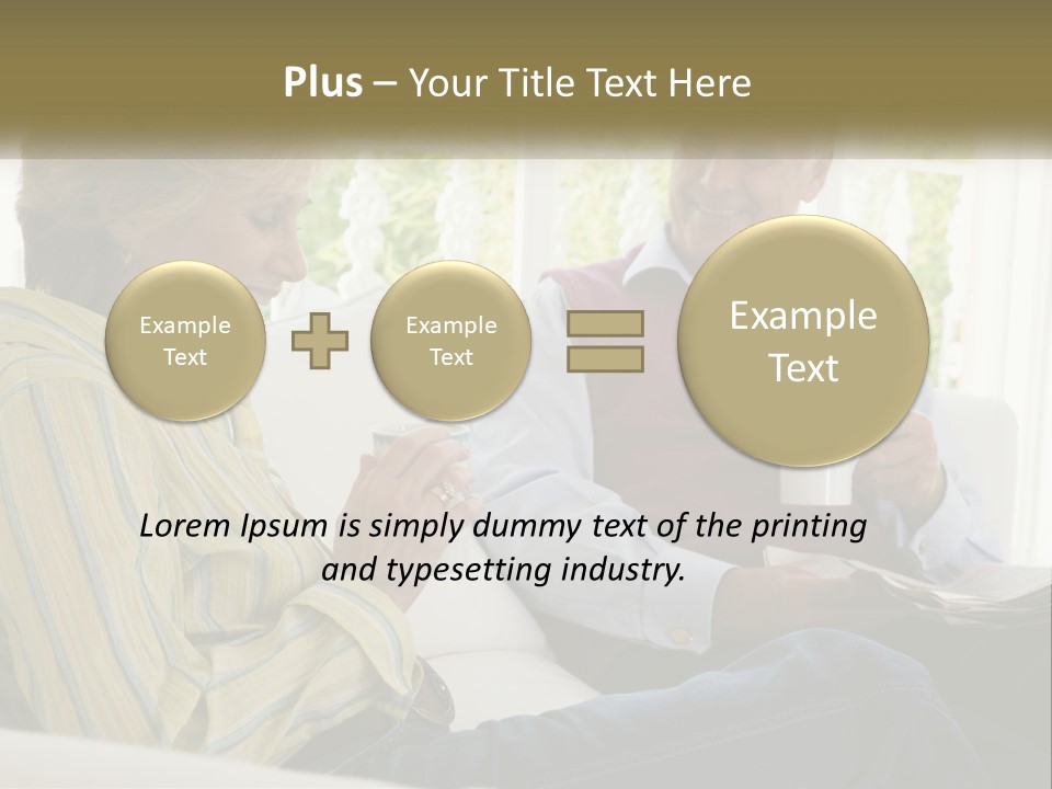 Togetherness Smiling Romantic PowerPoint Template
