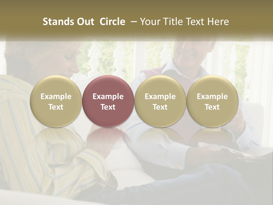 Togetherness Smiling Romantic PowerPoint Template