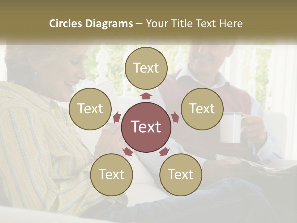 Togetherness Smiling Romantic PowerPoint Template