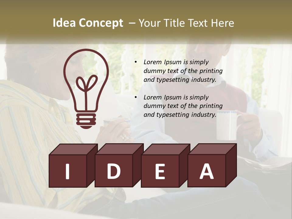 Togetherness Smiling Romantic PowerPoint Template